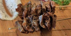 Lamb kofta at The Queen Inn in Cwmbran