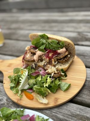 Mushroom ciabatta   at The Queen Inn in Cwmbran