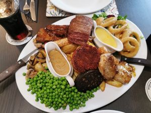 Mixed grill. Highly recommended. Incredible. at The Queen Inn in Cwmbran