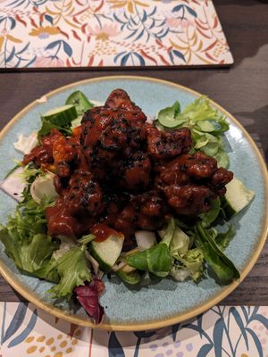 Cauli Wings at The Queen Inn in Cwmbran