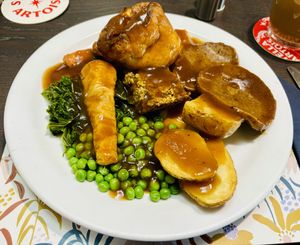 Homemade seitan   at The Queen Inn in Cwmbran