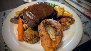 Tournedos Rossini at The Queen Inn in Cwmbran