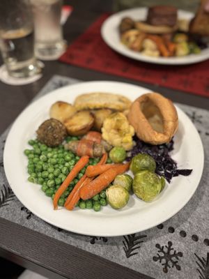 Turkey Xmas dinner 2024  at The Queen Inn in Cwmbran