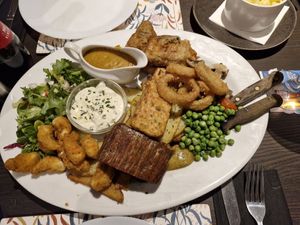 Land & Sea Sharing Platter at The Queen Inn in Cwmbran