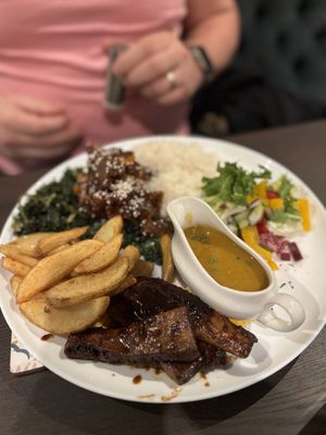 Char siu ribs | March ‘25  at The Queen Inn in Cwmbran