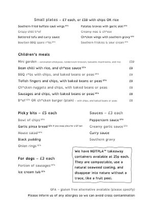Summer menu at The Queen Inn in Cwmbran