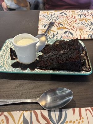 Chocolate fudge cake   at The Queen Inn in Cwmbran