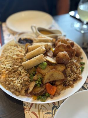 Chinese sharing platter | July ‘25  at The Queen Inn in Cwmbran