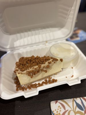 Biscoff cheesecake | August ‘25  at The Queen Inn in Cwmbran