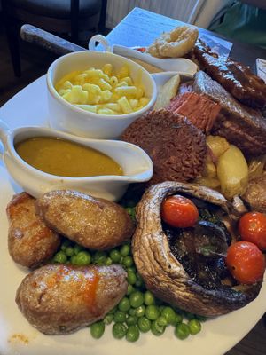 Amazing ultimate sharer with dessert-  so good we booked again while still here !   at The Queen Inn in Cwmbran