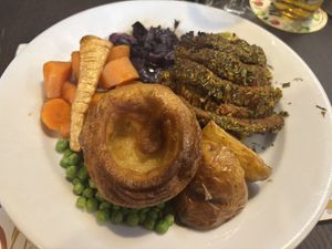Herb crusted beef & veg   at The Queen Inn in Cwmbran