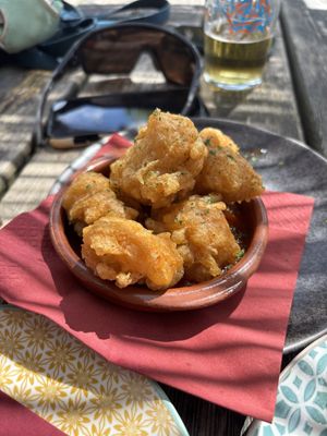Battered tofu  at The Queen Inn in Cwmbran