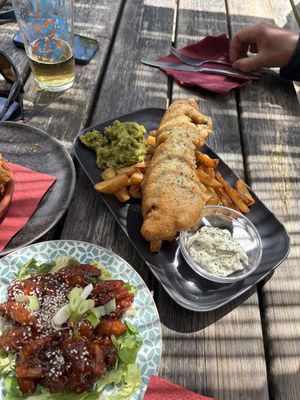 Banana blossom   at The Queen Inn in Cwmbran