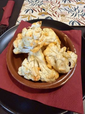 Bang bang cauliflowerr  at The Queen Inn in Cwmbran