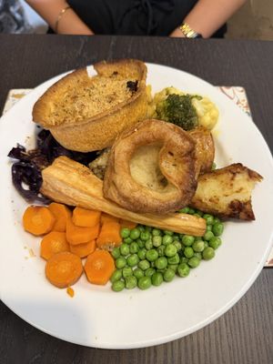 Cauliflower ch*ese tart roast  at The Queen Inn in Cwmbran