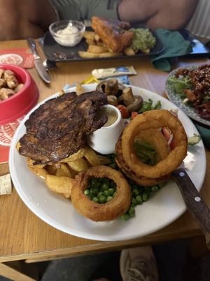 The lion’s mane steak💚  at The Queen Inn in Cwmbran