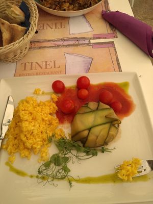 Veg terrine at Tinel in Zadar