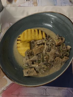 Mushroom stew  at Tinel in Zadar