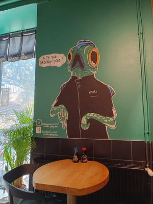 Interior at Enoki in Gdynia