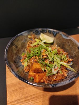 Pad thai at Enoki in Gdynia
