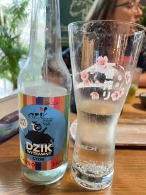 Interesting cider   at Enoki in Gdynia