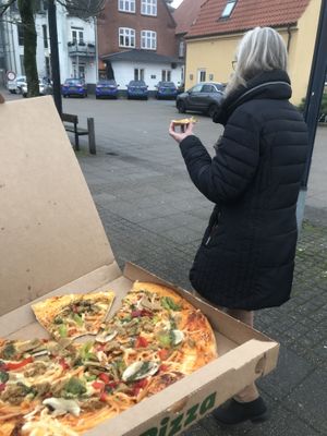 Takeaway pizzas are just as great!  at Papatya in Holstebro