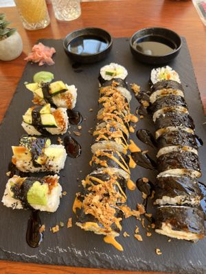Vegan sushi   at Fresh and Hash in Sibenik