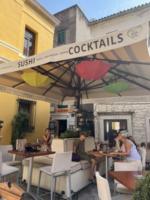 Outdoor area  at Fresh and Hash in Sibenik