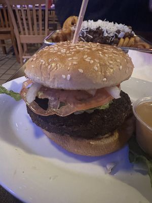 Black bean burger   at Honest John's in Detroit
