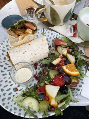 vegan „chicken“ wrap  at Zuske in Oostende