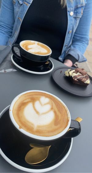 Coffee & cake  at Throwback Coffee House in Wakefield