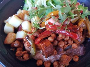 Sweet and smoky wrap at Throwback Coffee House in Wakefield