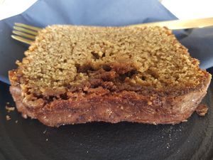 Coffee cake at Throwback Coffee House in Wakefield
