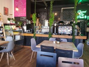 Interior at Throwback Coffee House in Wakefield