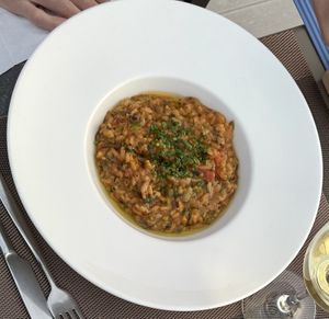 Vegan Risotto   at Sphinx Wine Bar and Restaurant in Oia