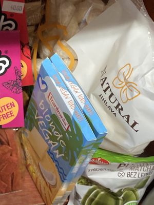 Vegan chocolate at Dobroty u Tety in Klatovy