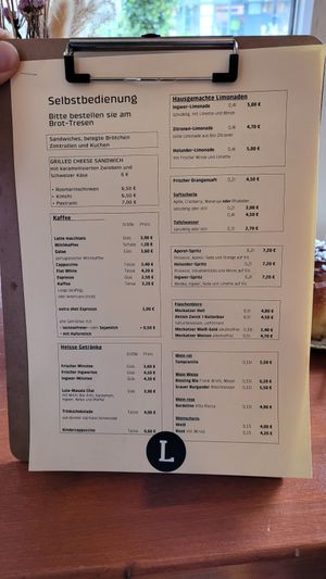 Menü at Lula in Berlin