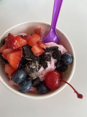 Yummy at Fuse Frozen Yogurt in Saint Simons Island