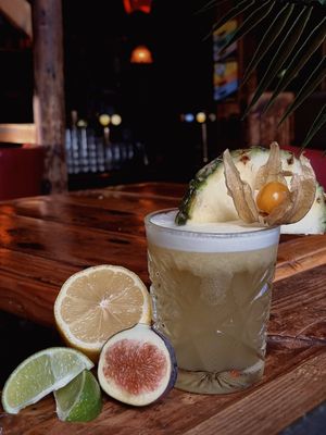 Frisse annanas cocktail. at The Old Pal in Zoetermeer