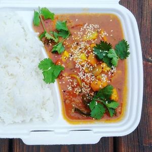 Curry at Coffee City in Plzen