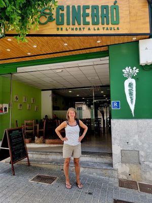 Outside. at Es Ginebro in Mallorca