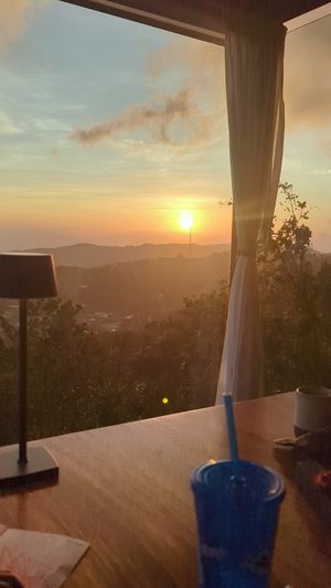 Stunning views, esp sunset at San Lucas Treetop Dining Experience in Monteverde
