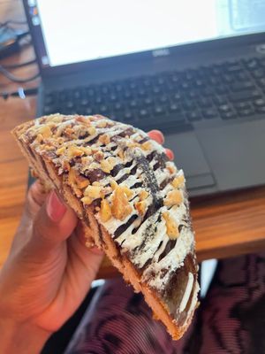 Vegan cinnamon roll ! Texture was more like bread.  at Café Monteverde Coffee Shop in Monteverde