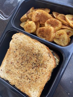 The best sandwich at Beyond Vegan Eats in Los Angeles