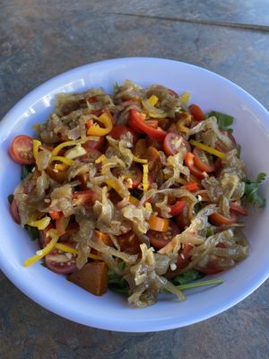 Bones bowl - butternut squash…Delicious !  at Beyond Vegan Eats in Los Angeles