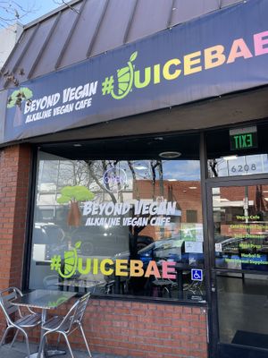   at Beyond Vegan Eats in Los Angeles