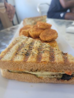 Sandwich at Beyond Vegan Eats in Los Angeles