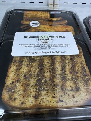 Chickpea “Chicken” Salad Sandwich   at Beyond Vegan Eats in Los Angeles