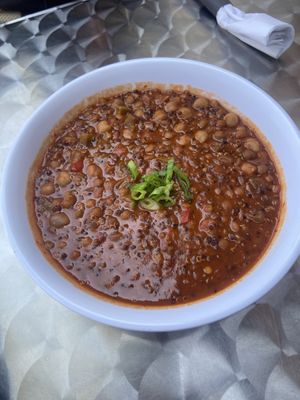 Beyond Vegan Chilli   at Beyond Vegan Eats in Los Angeles