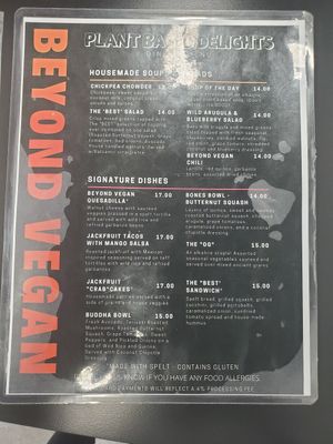  at Beyond Vegan Eats in Los Angeles